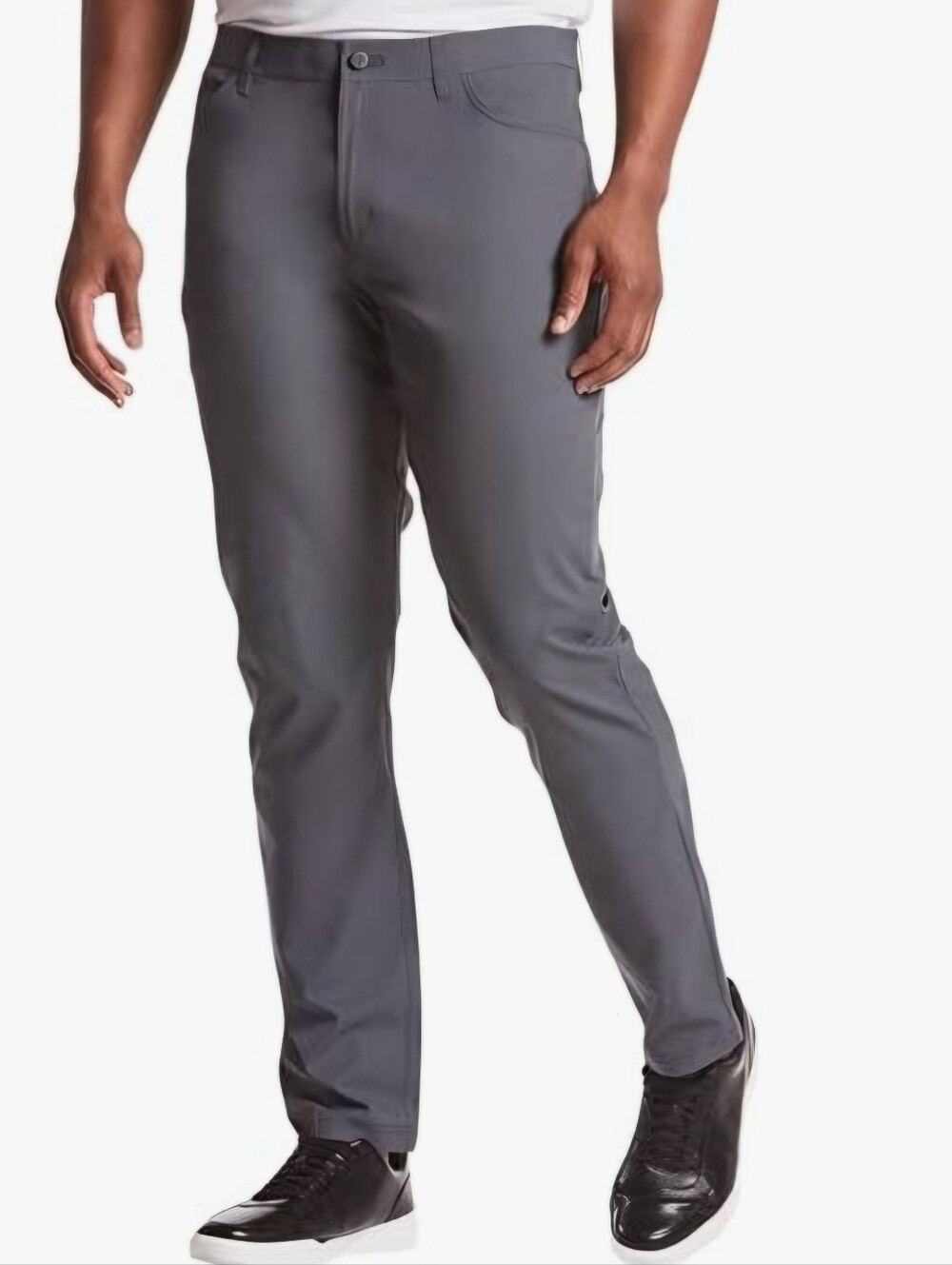 Publick Rec Men's 5 Pockets  Charcoal Gray Stretch Ponte Pants